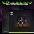 Ігрова поверхня Vertux RaftPad-Qi з бездротовою зарядкою 15 Вт Black (raftpad-qi.black), фото 3