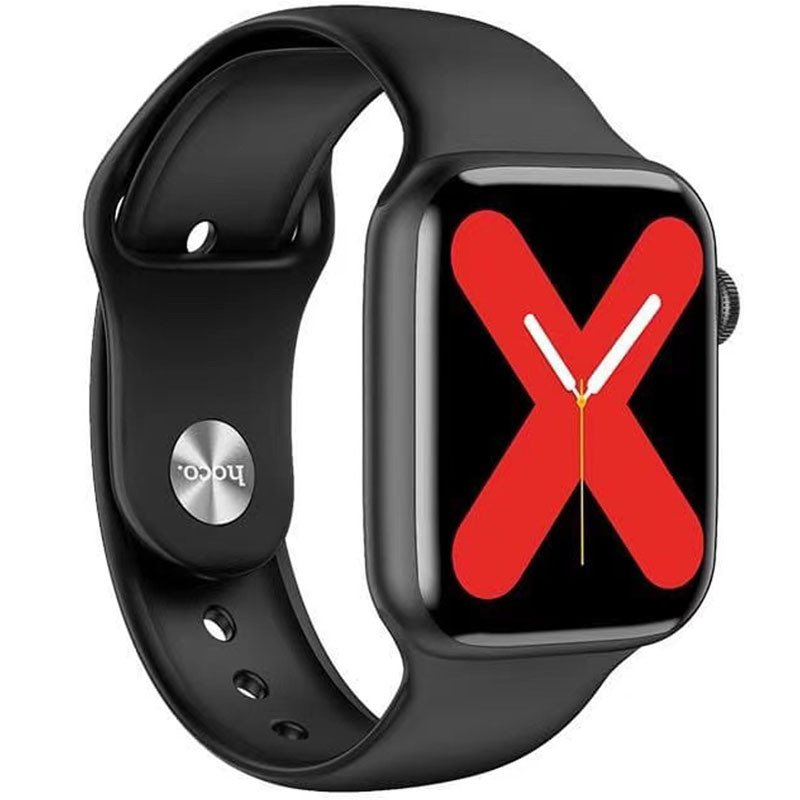 Розумні смарт годинник браслет Bluetooth Smart Watch HOCO Smart sports watch GA09 |Track, HeartRate, IP68| Чорний
