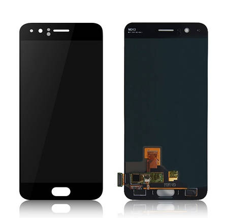 Дисплей з передньою панеллю для OnePlus 5 + сенсор чорний (TFT), фото 1