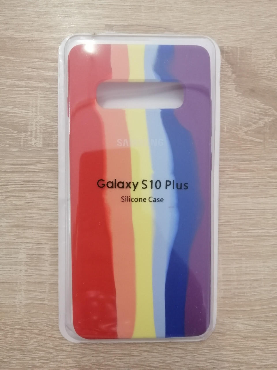 Чохол для Samsung S10 Plus Silicone Case Rainbow