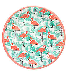 Паперові тарілки "Фламінго" (10 шт.), Ø - 18 см