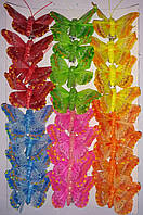 Метелик з пір'я 5 см