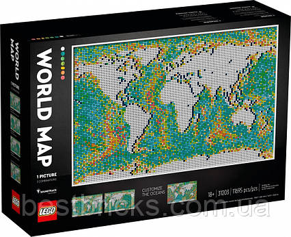 Lego Art Карта світу 31203