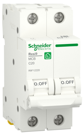 Автоматичний вимикач R9F12220 2P 20A C Resi9 Schneider Electric