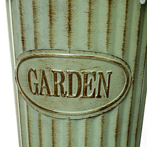 Металевий кашпо чудовий сад 30 см. 8709-002, фото 2