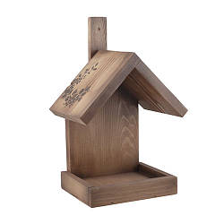 Годівниця для птахів дерев'яна Хатка (натур) D9073-2