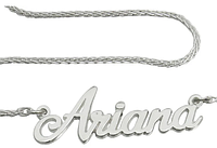 Серебряное именное колье Ariana DARIY 926-000