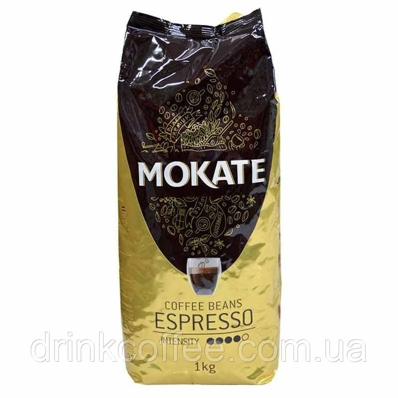 Кава в зернах Mokate Espresso 70% арабіка 30% робуста Чехія 1кг