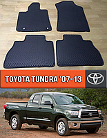 ЕВА коврики Тойота Тундра 2007-2013. EVA резиновые ковры на Toyota Tundra Double Cab