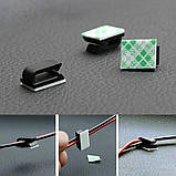 КЛИПСЫ для фиксации и организации проводов Car Fixed Clip 50шт (черные), фото 5