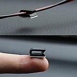 КЛИПСЫ для фиксации и организации проводов Car Fixed Clip 50шт (черные), фото 4