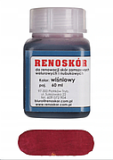 Фарба-відновлювач для замші та нубуку Renoskor, 60 мл, вишневий
