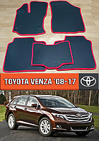 ЕВА коврики Тойота Венза 2008-2017. EVA резиновые ковры на Toyota Venza