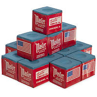 Набір крейди для більярду (144 шт) NORVA MASTER KS-1110-144 синій