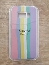 Чохол для Samsung S8 Silicone Case Rainbow