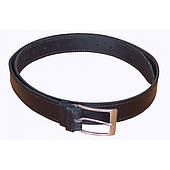 Шкіряний ремінь Медан 1502, чорний