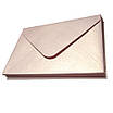 Конверт 184x140 мм, колір рожеве золото (rose gold), КОМПЛЕКТ 10 шт., фото 2