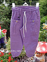 Стильные штаны-джоггеры для девочки