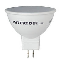 Світлодіодна лампа LED 5Вт, GU5.3, 5Вт, 220В, INTERTOOL LL-0202