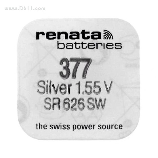 Батарейка Renata SR626SW (377) 1.55V 24mAh - фото 3 - id-p219614944