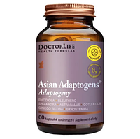 Адаптоген Психическое Здоровье Антистресс Концентрация 60 кап Doctor Life Asian Adaptogens США Доставка из ЕС