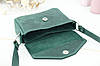 Жіноча сумка Лілу з натуральної шкіри колір Зелений, фото 6