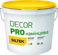 Siltek Decor Pro Штукатурка декоративна армована мікроволокном, камінцева 1,5 мм, база DС, 25 кг