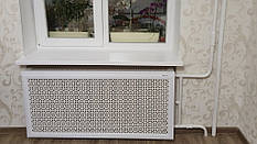 Екран декоративний з кришкою Класік, колір білий 1