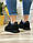 Чорні жіночі кросівки в стилі аїр макс зручні спортивні темні чорного кольору, фото 2
