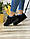 Чорні жіночі кросівки в стилі аїр макс зручні спортивні темні чорного кольору, фото 6