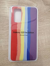 Чохол для Samsung S20 Silicone Case Rainbow