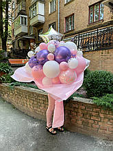 Букет гігант з кульок та кольорів