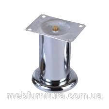 Опора Т — 100 (MZ — 1410) — ніжка, H = 100 мм, D = 50 мм, хром, фото 1