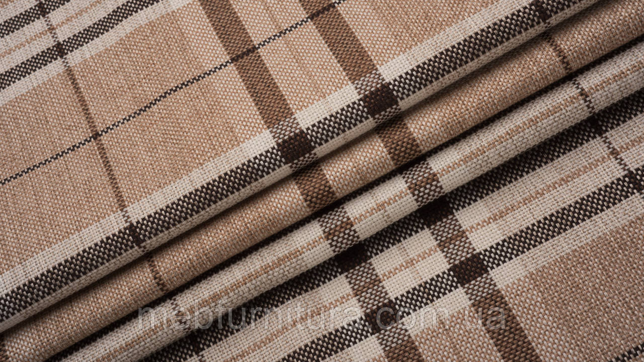 Меблева тканина Шотландія BEIGE, фото 1