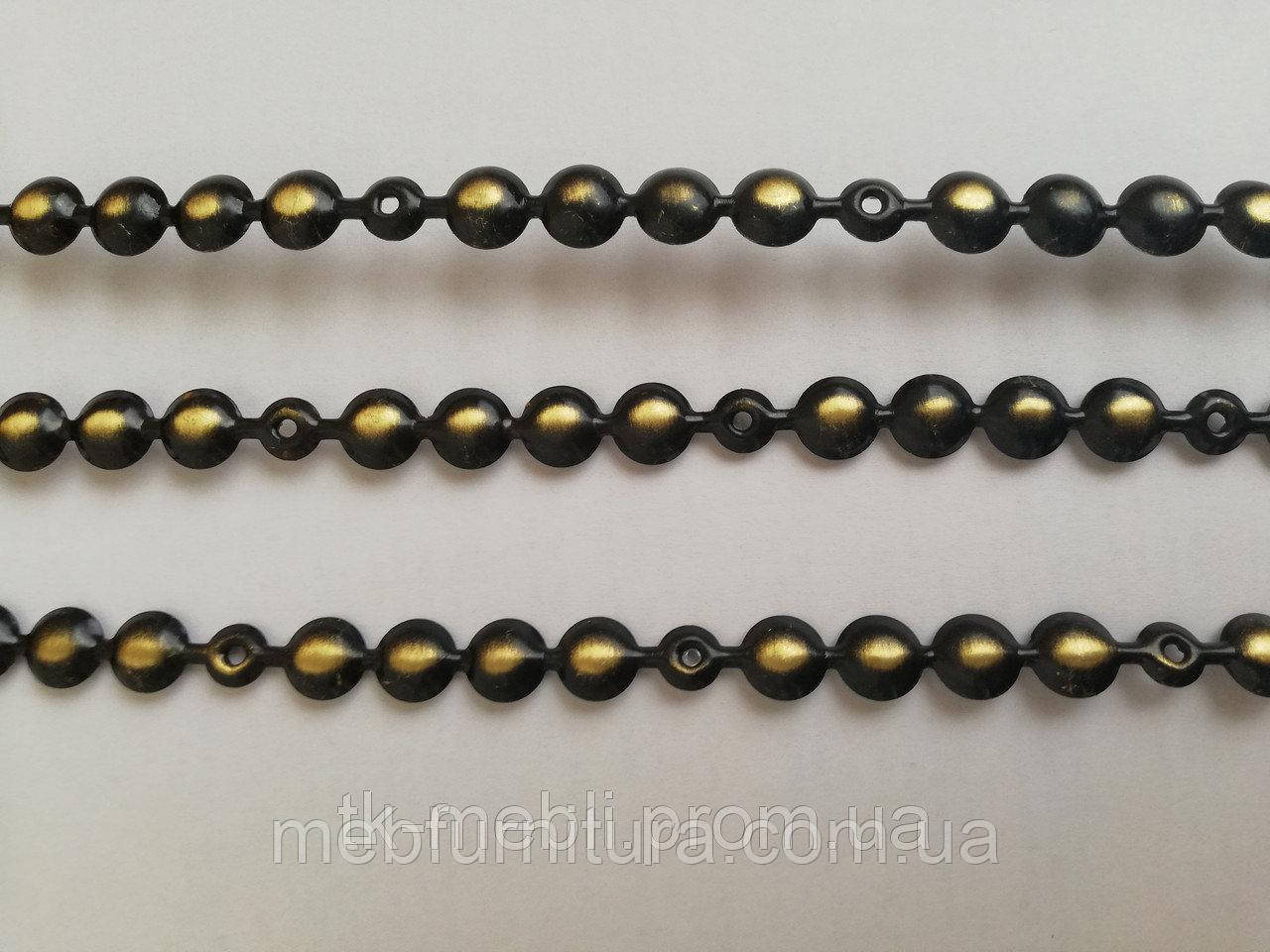 Декоративна стрічка цвяхова NA 920 — 9.5 (колір-котяче око) 1 м.