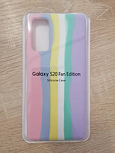 Чохол для Samsung S20 Silicone Case Rainbow