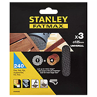 Сітка шліфувальна 125мм P240 Stanley STA39262