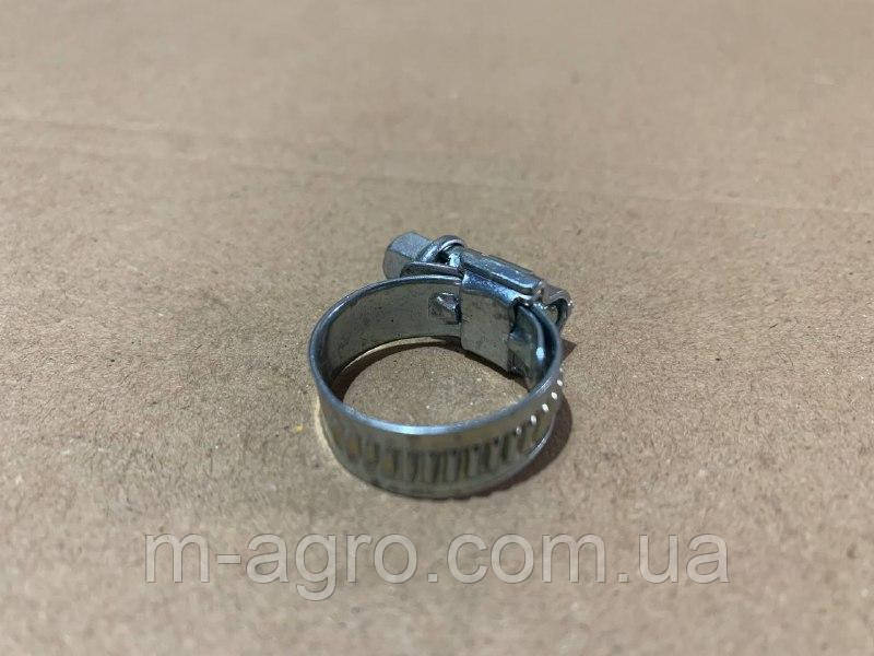 Хомут затяжний оцинкований 12-20мм.