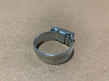 Хомут затяжний оцинкований 16-25мм.