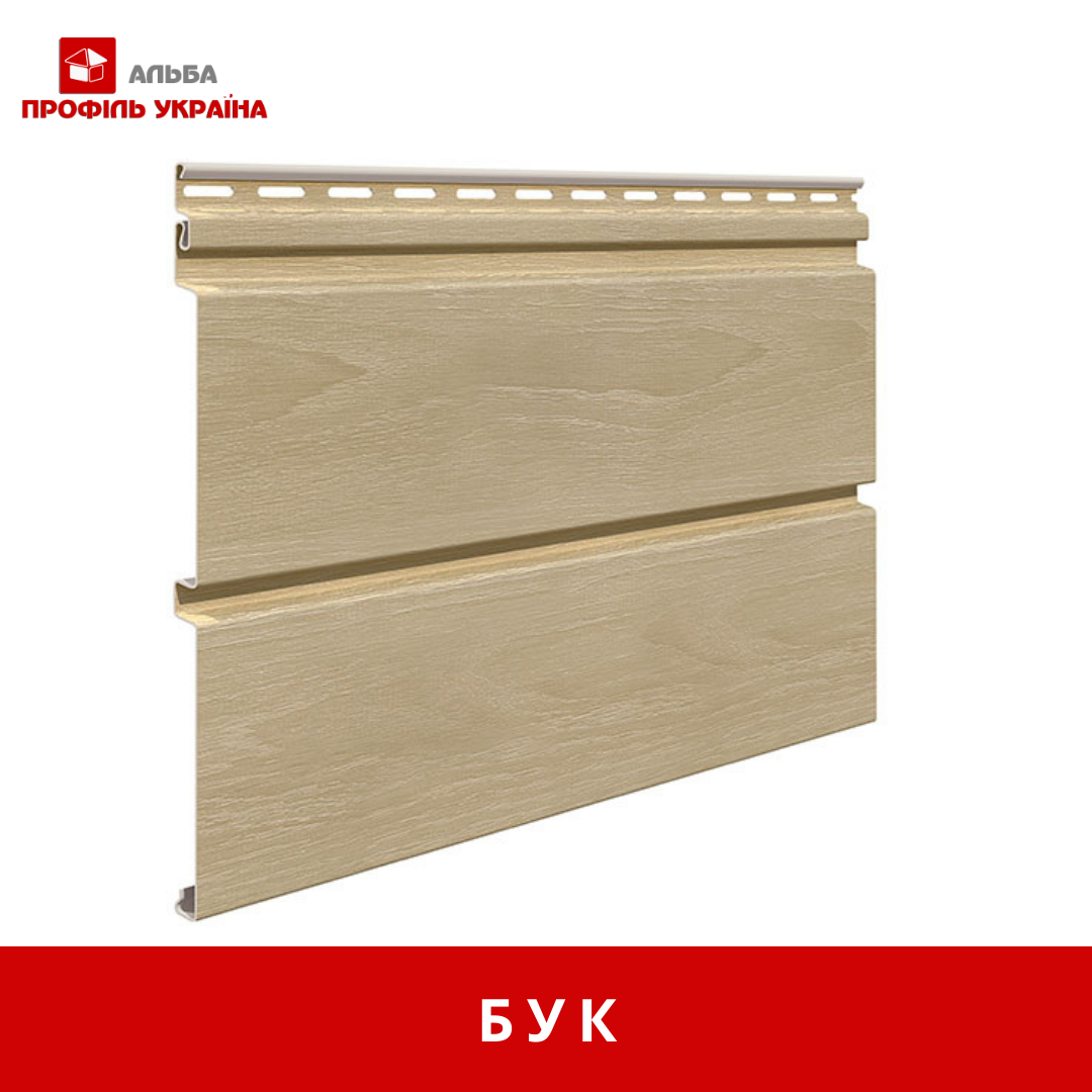 ВИНИЛОВИЙ САЙДИНГ MAX-3, NATURE, БУК SXP-05