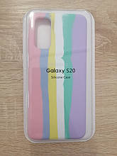 Чохол для Samsung S20 Silicone Case Rainbow