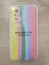 Чохол для Xiaomi Redmi Note 10 Pro Silicone Case Rainbow