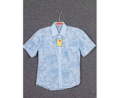 Суперлегка сорочка для хлопчика з коротким рукавом Sanyouli (9/14 років)