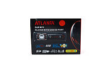Автомагнітола з 4-ма виходами, USB, SD, FM, AUX та Bluetooth ATLANFA 1073ВТ