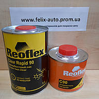 Супербыстрый лак 0.5 л Reoflex, комплект с отвердителем