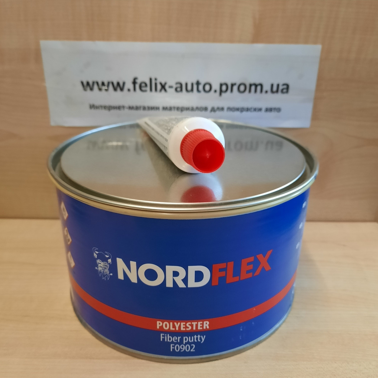 Шпатлевка со стекловолокном автомобильная Nordflex F0902 - фото 1 - id-p1452028643