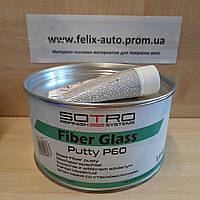 Шпатлевка со стекловолокном Sotro Fiber Glass Putty P60 1.8 кг