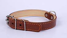 COLLAR ошийник подвійний 20мм/32-40см 01416, коричневий