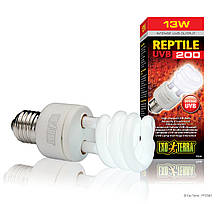 Лампа Exo Terra Reptile UVB 200 для рептилій, 13 Вт