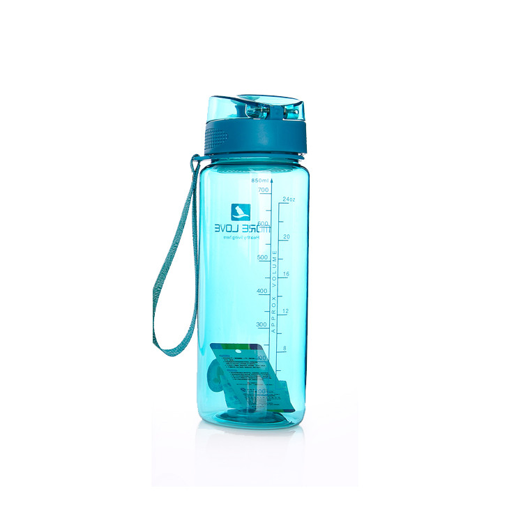 Пляшка для води CASNO More Love 850ml голуба